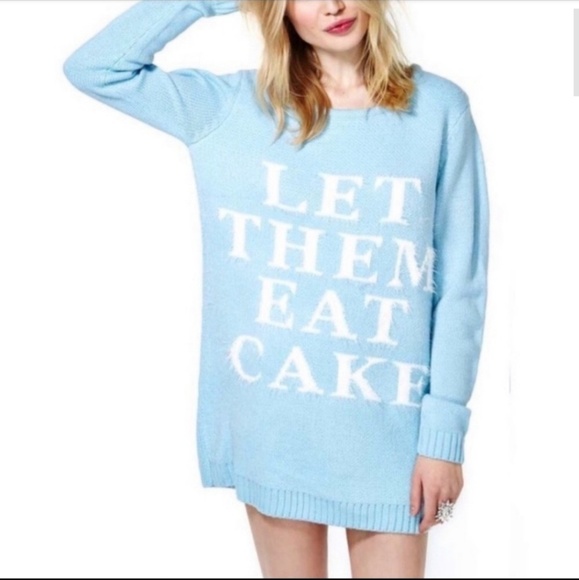 MINKPINK Sweaters - Minkpink | Let Them Eat Cake Oversized Sweater